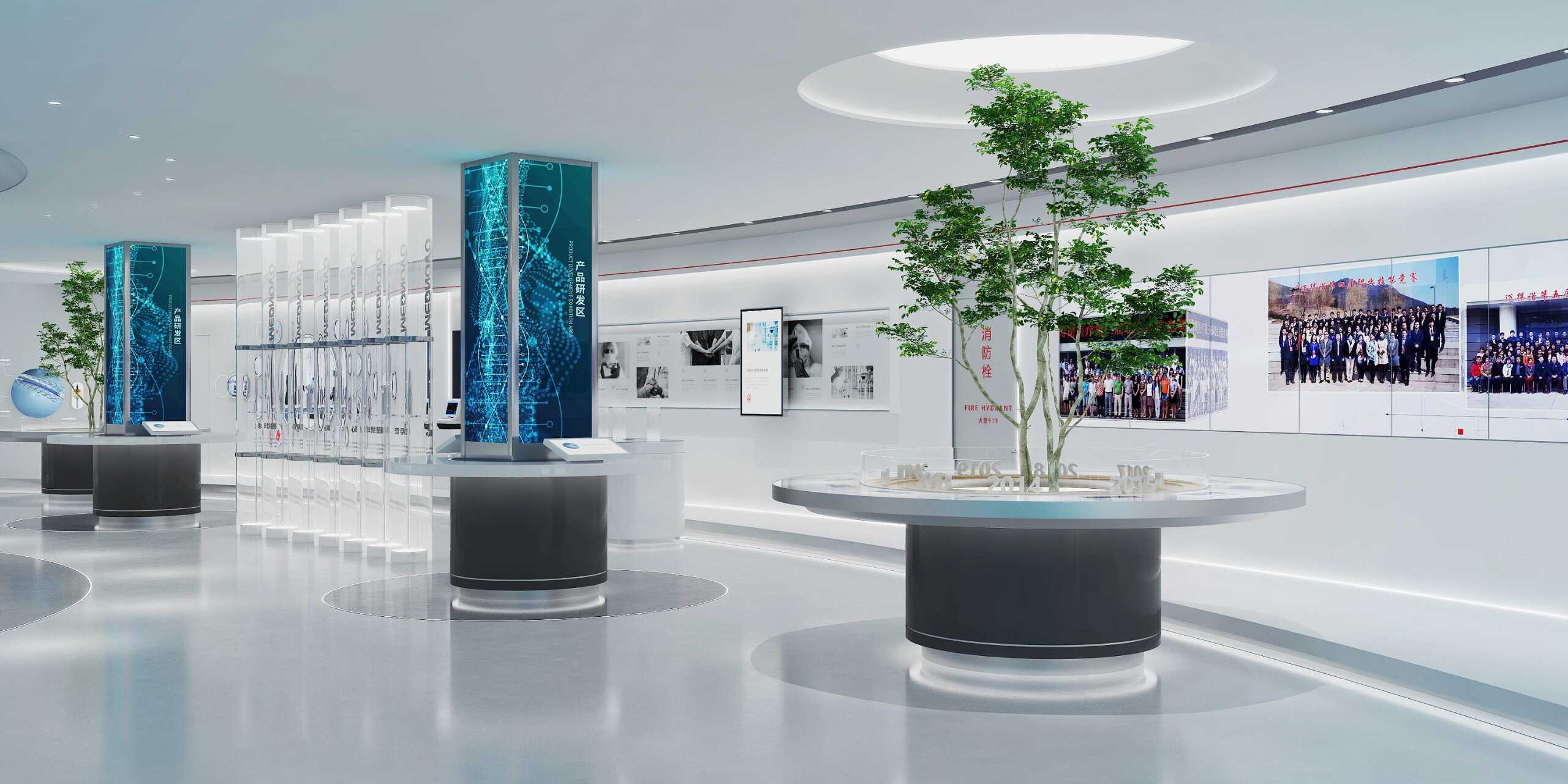 神马文化生物企业展厅：三种展示形式彰显企业实力